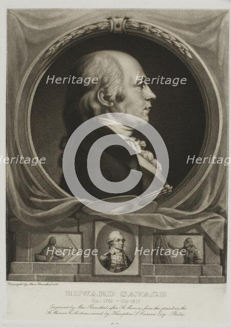 Portrait of Edward Savage, 1899. Creator: Max Rosenthal.