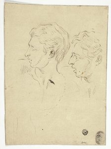 Sketch of Two Men Turning Left, n.d. Creator: Unknown.