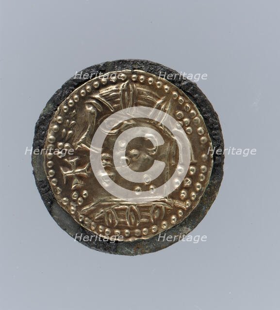 Disk Brooch, Frankish, 7th century. Creator: Unknown.