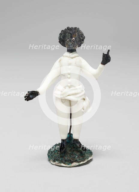 Figure of a Man, France, Early 18th century. Creator: Verres de Nevers.