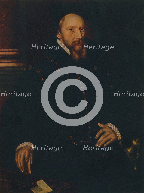 William Cecil, Lord Burghley, mid 16th century, (1941). Artist: Unknown.