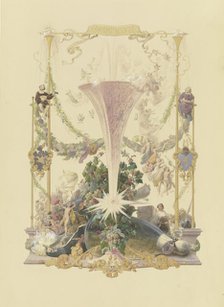 The four main drinks: Champagne, 1853. Creator: Adolf Schroedter.