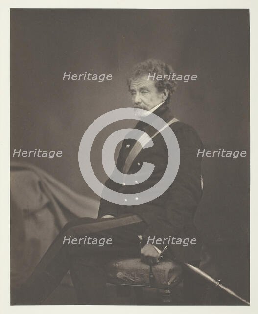 Lieutenant General Sir Colin Campbell, G.C.B., 1855. Creator: Roger Fenton.