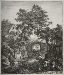 Zipporah circumcising Her Son. Creator: Anthonie Waterloo (Dutch, 1609/10-1690).