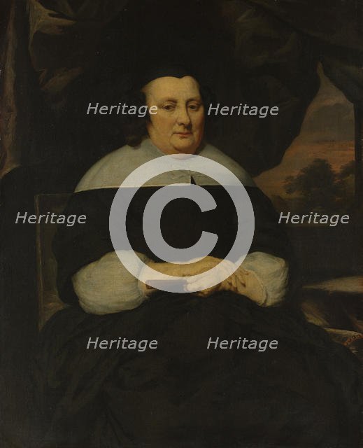 Portrait of a Woman, ca. 1665-70. Creator: Nicolaes Maes.