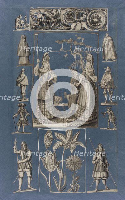 Collage, between 1690 and 1696. Creator: Unknown.