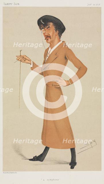 Vanity Fair: A Symphony, 1878. Creator: Leslie Matthew (Spy) Ward (British, 1851-1922); Vincent Brooks Day & Son.