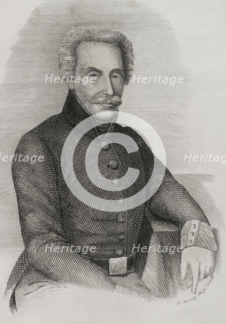 Manuel de Medina Verdes y Cabañas (1773-1856), General and Minister of the Carlist War, 1842, Creator: Jose Gomez.