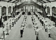 Exercise drill, Crawford Street School, Camberwell, London, 1906. Artist: Unknown.