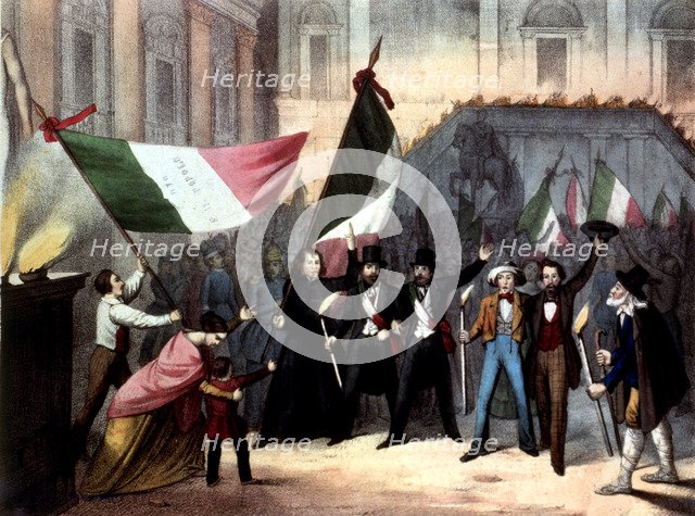 Proclamation of the Roman Republic, February 1849.