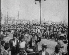 Allied Soldiers Massing in Constantinople, 1922. Creator: British Pathe Ltd.