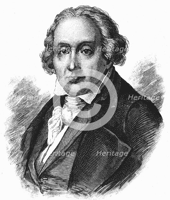 Joseph Marie Jacquard (1752-1834), French silk-weaver and inventor. Artist: Unknown