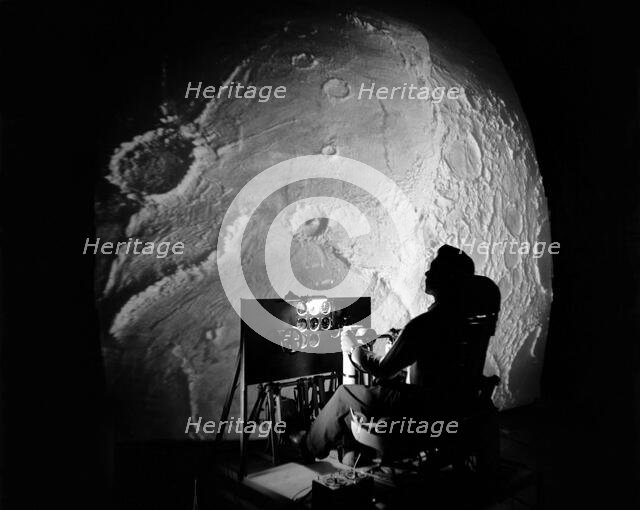 Apollo Project flight simulator, USA, 1960s.  Creator: NASA.