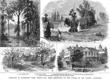 ''Sketches in Waterlow Park, which has been Presented to the Public by Sir Sydney Waterlow', 1891. Creator: Unknown.