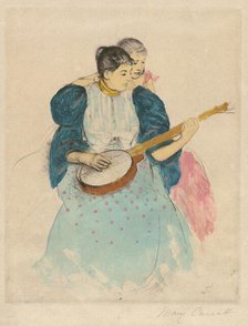 The Banjo Lesson, c. 1893. Creator: Mary Cassatt.