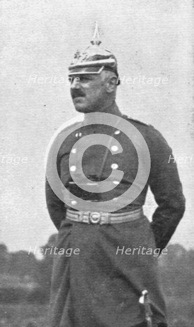 ''La Capitulation Allemande; Le general de Winterfeld, d'apres une photographie prise..., 1918. Creator: Unknown.