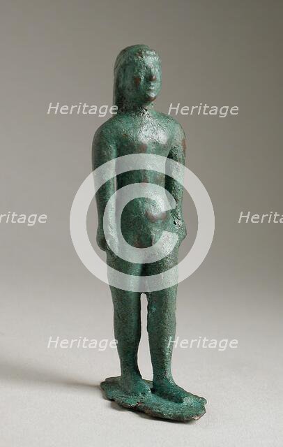 Standing Kouros Figurine, 6th century BCE or modern. Creator: Unknown.