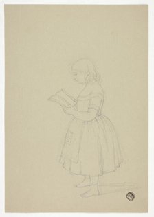 Young Girl Reading, n.d. Creator: Elizabeth Murray.