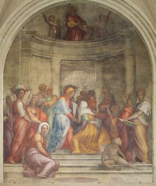 The Visitation. Artist: Pontormo (1494-1557)