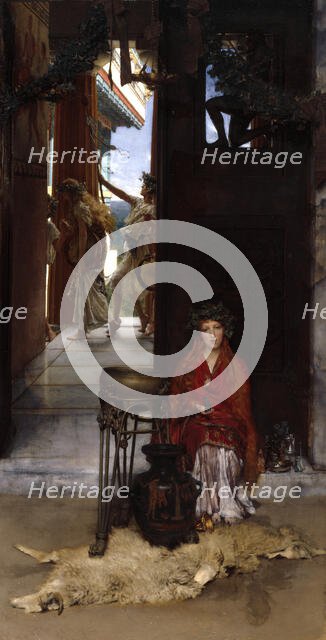 The Way to the Temple, 19 April 1882. Creator: Lawrence Alma-Tadema.