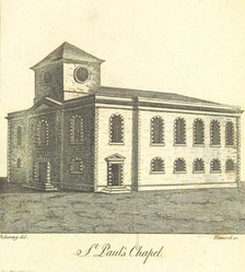 St. Paul's Chapel, 1809.  Creator: Hancock.