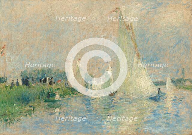 Regatta at Argenteuil, 1874. Creator: Pierre-Auguste Renoir.