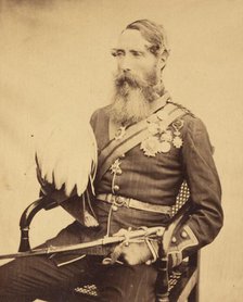 Portrait of Brigadier General Sir Charles Van Straubenzee, 1860. Creator: Felice Beato.