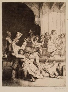 The Jolly Beggars, 1884. Creator: William Strang.