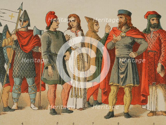 History of France, 1000, (1884).  Creator: Unknown.