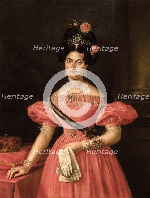 Portrait of Maria Christina of the Two Sicilies (1806-1878).