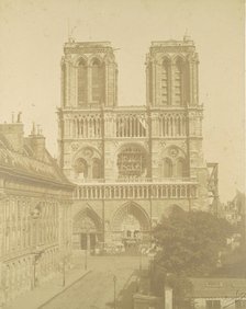 Notre Dame, Paris, 1850s. Creators: Louis-Auguste Bisson, Auguste-Rosalie Bisson, Bisson Frères.