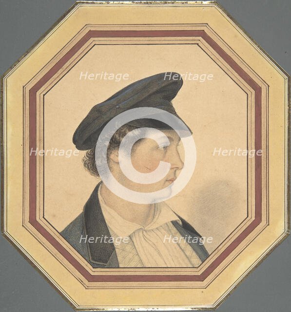 Portrait of Julius Olivier, the Artist's Son, 1846. Creator: Friedrich Olivier.