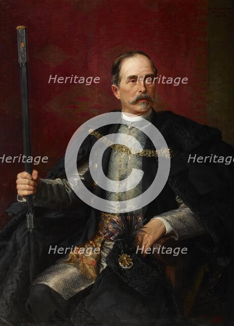 Portrait of Jan Tarnowski, after 1890. Creator: Kazimierz Pochwalski.