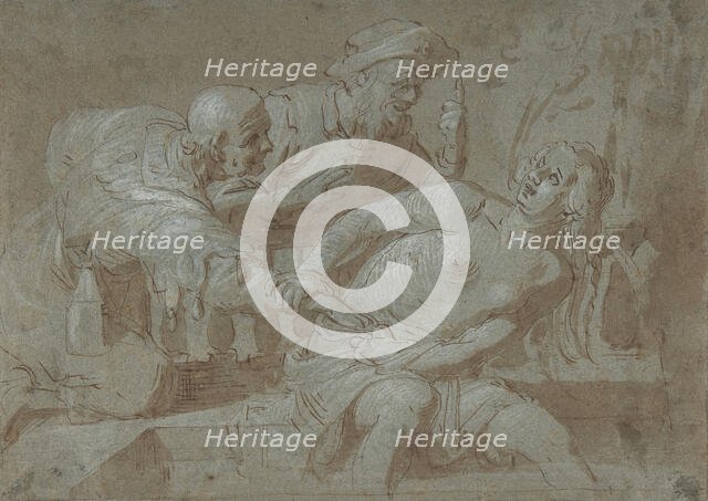 Susanna and the Elders, early 17th-mid 17th century. Creator: Gerrit van Honthorst.