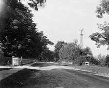 A Grosse Ile road, Mich., between 1900 and 1910. Creator: William H. Jackson.