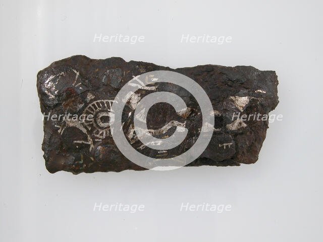 Plate Fragment of a Belt Buckle, Frankish, 4th-7th century. Creator: Unknown.