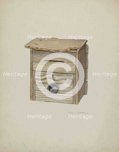 Mail Box, c. 1937. Creator: Marjorie Lee.