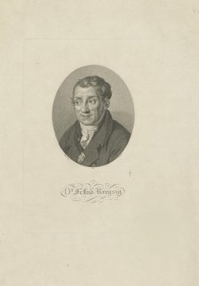 Portrait of Friedrich Ludwig Kreysig (1770-1839) , 1826. Creator: Bolt, Johann Friedrich (1769-1836).