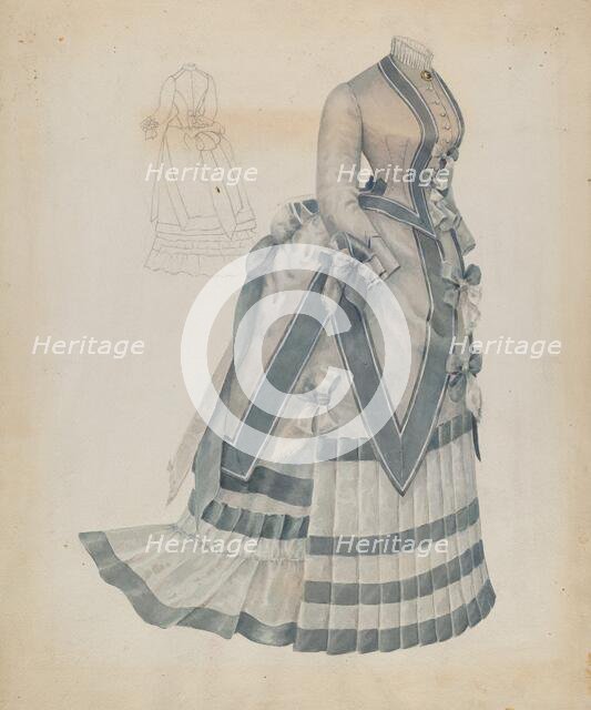 Dress, c. 1937. Creator: Jessie M. Benge.