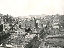 Bird's eye view from the tower of the Chronicle Building, San Francisco, USA, 1895.  Creator: Unknown.
