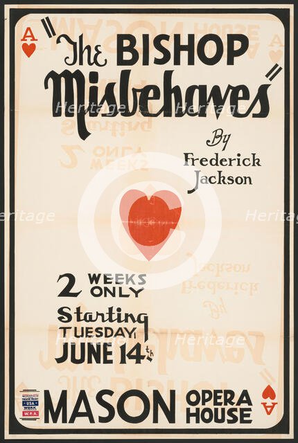 The Bishop Misbehaves, Los Angeles, 1938. Creator: Unknown.