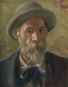Self-Portrait, c1875. Creator: Pierre-Auguste Renoir.
