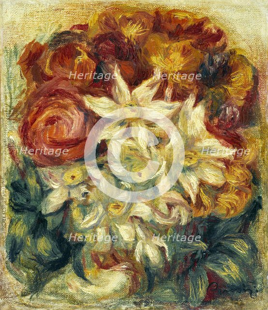Bouquet de narcisses et de roses, c.1914. Creator: Pierre-Auguste Renoir.