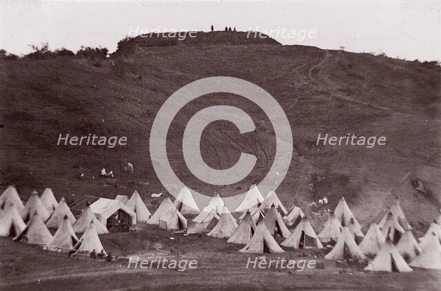 Confederate Earthworks, Belle Plain, Virginia, 1863. Creators: James Gardner, Tim O'Sullivan.