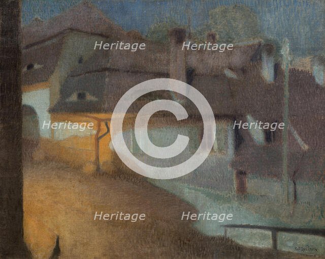 Village in the fog. Creator: Quittner, Rudolf (1872-1910).