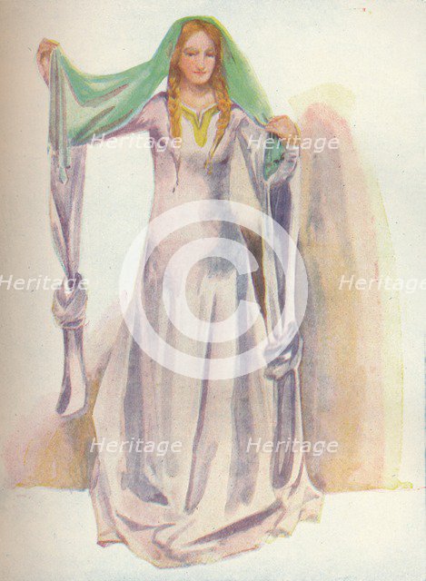 'A Woman of the Time of Stephen', 1907. Artist: Dion Clayton Calthrop.