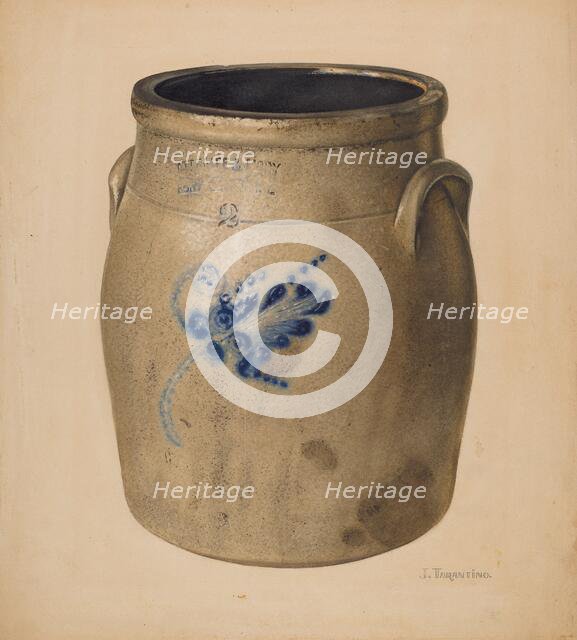 Crock, c. 1938. Creator: John Tarantino.