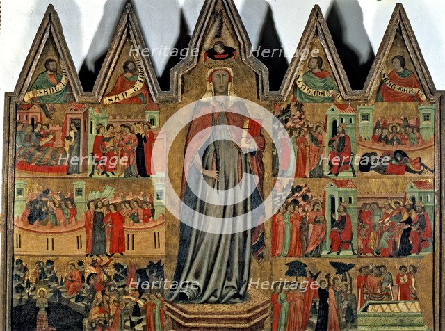 Altarpiece of Saint Quiteria', from the Hospital of Saint Anthony, by Joan Loert.