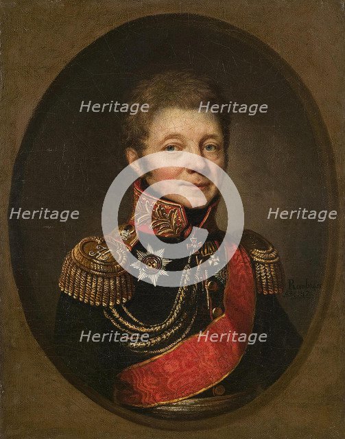 Portrait of Pavel Petrovich Ushakov (1779-1853), 1820s.