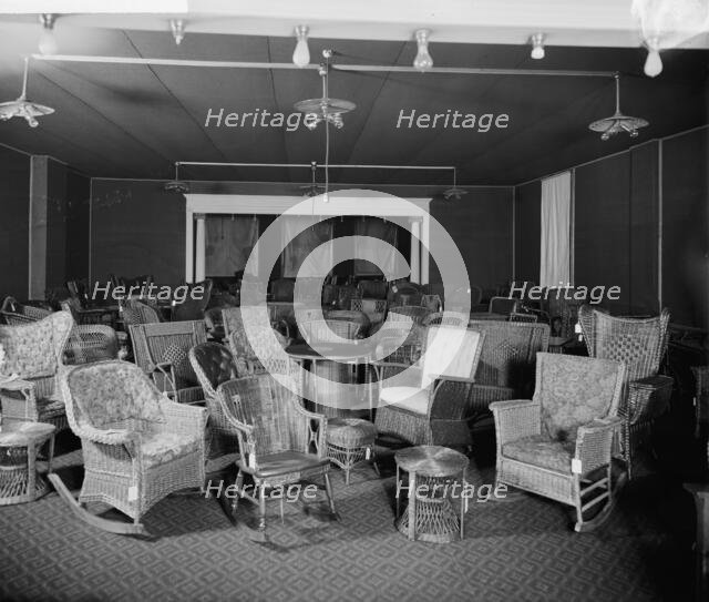 Pringle Furniture [Co. showroom with wicker chairs, Detroit, Mich.], between 1910 and 1920. Creator: William H. Jackson.